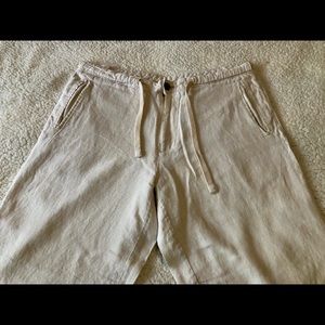 Tasso Elba Island - Beach Pants - Linen Off White